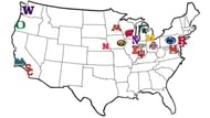 Big Ten 2024 Map